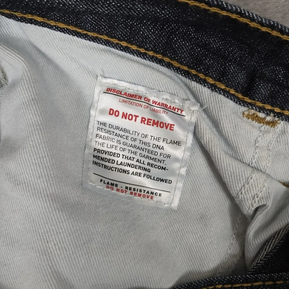 Ariat Work FR M4 Relaxed Boot Jeans Mens 35x34 Blue Dark Wash Denim Western